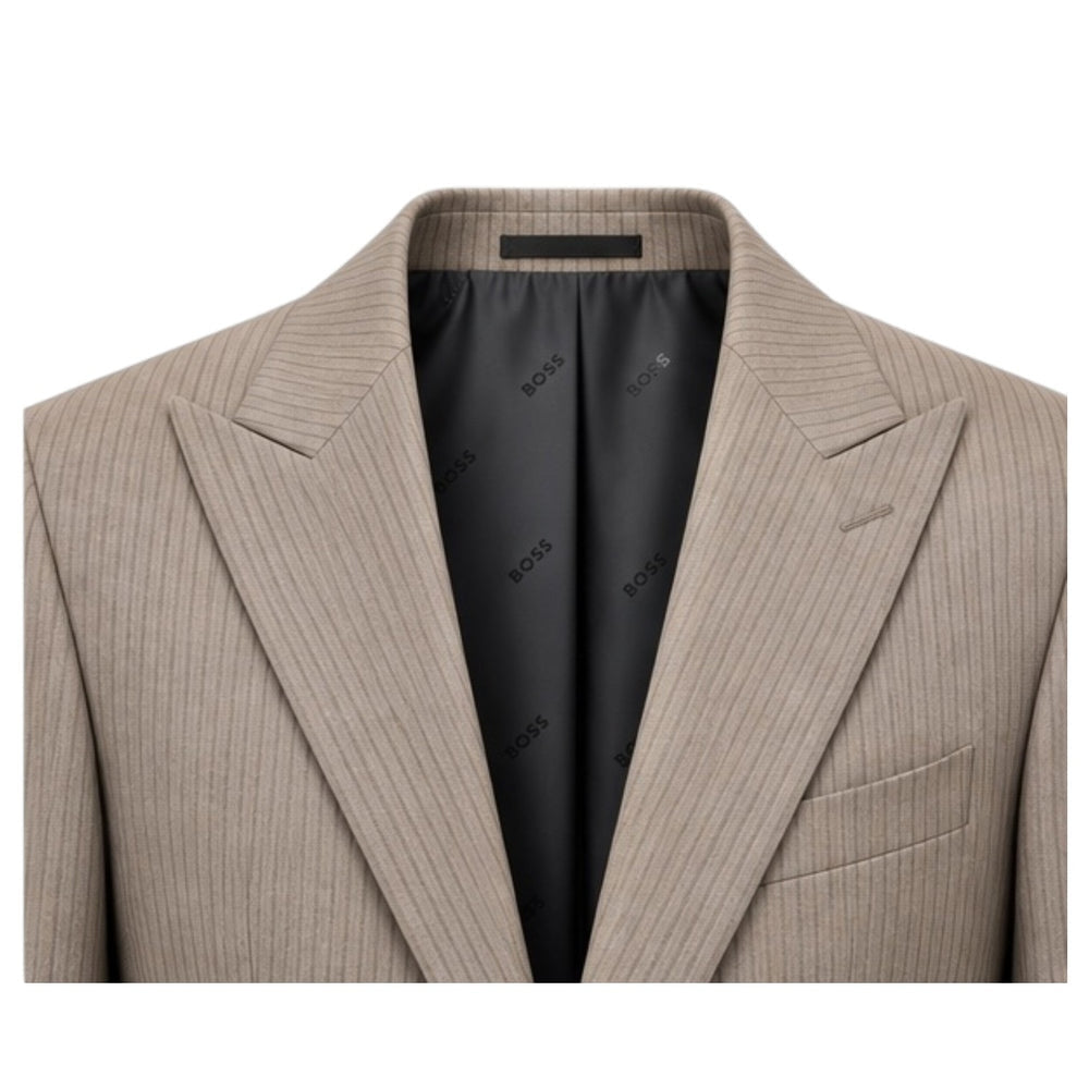 Abito gessato da uomo BOSS REDA in lana italiana elasticizzata 50571973 248 HUGO BOSS 