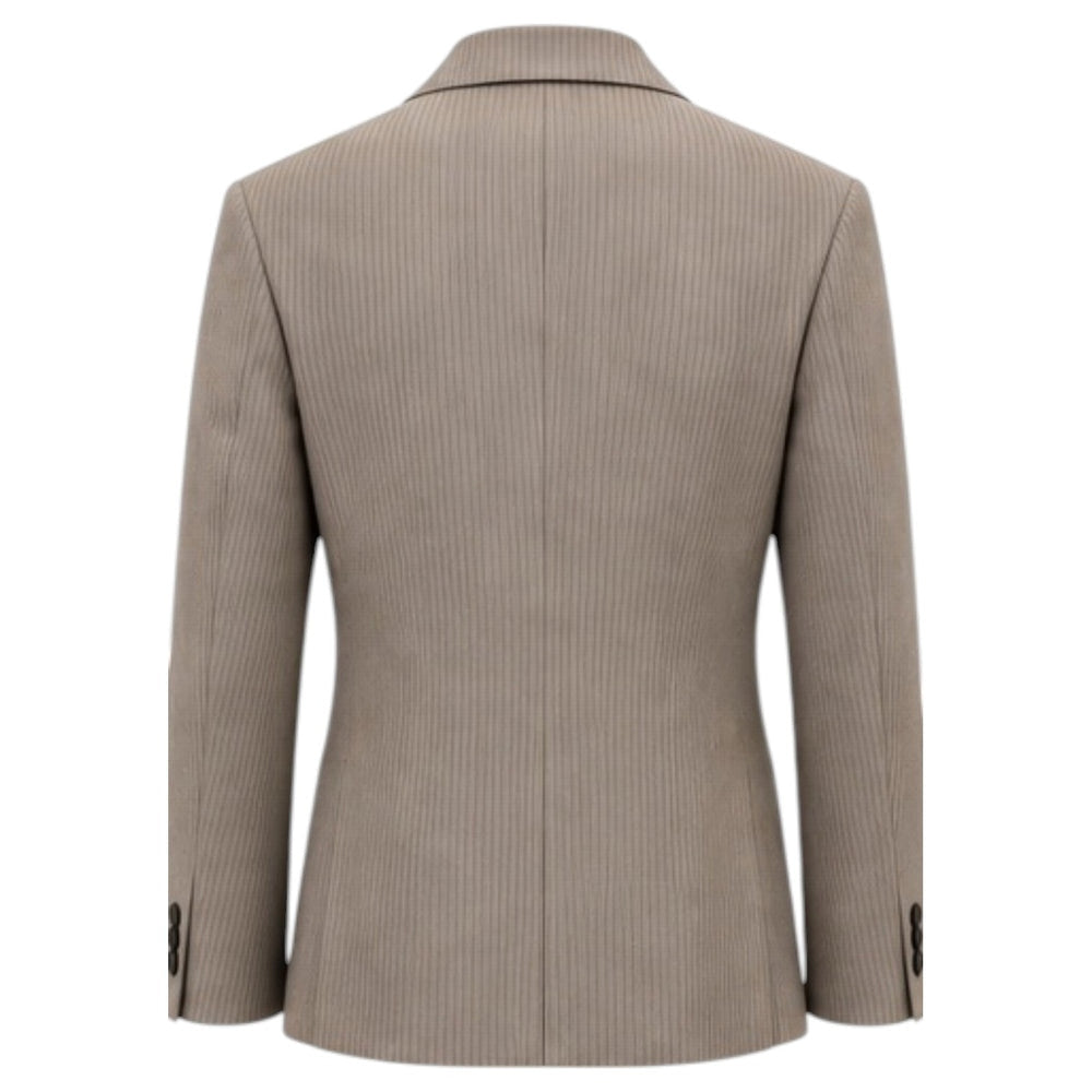 Abito gessato da uomo BOSS REDA in lana italiana elasticizzata 50571973 248 HUGO BOSS 