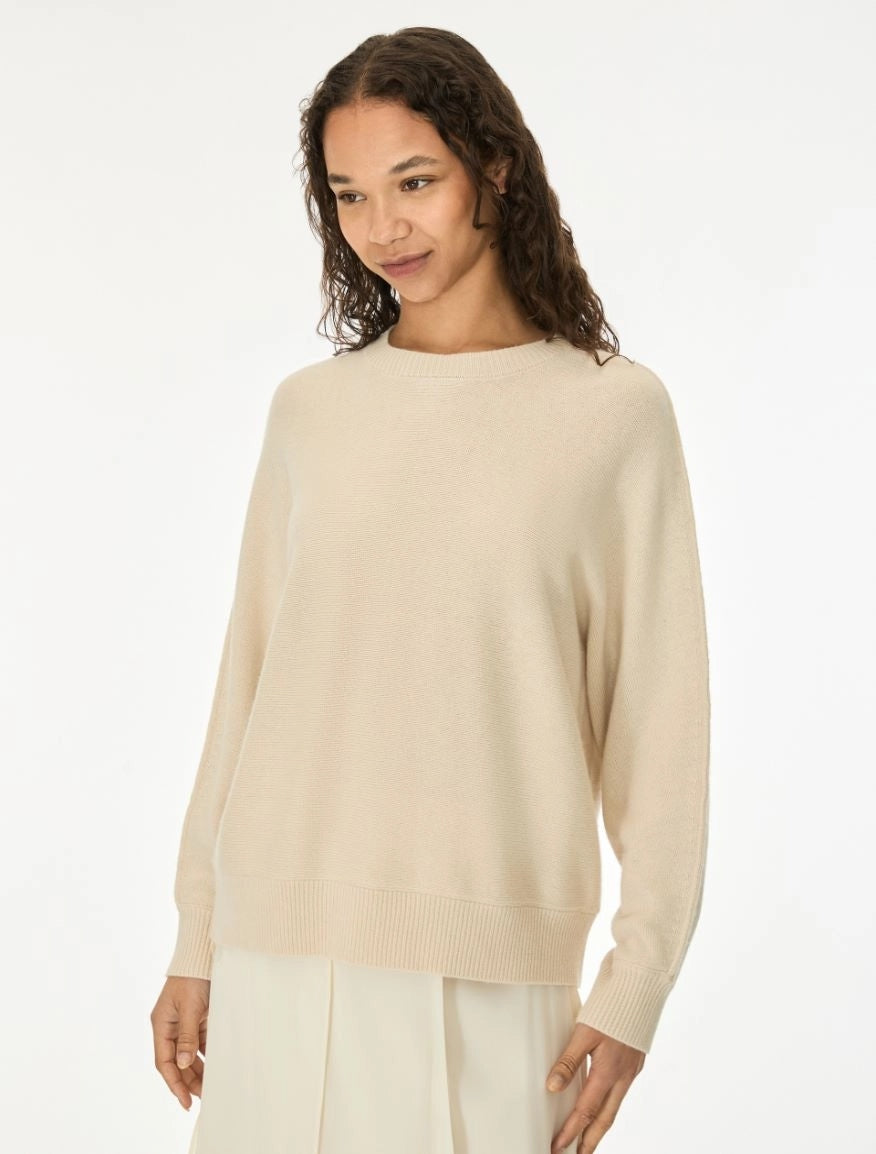 MAGLIA IN MISTO CASHMERE<BR/>Beige IBLCERA 002 IBLUES 