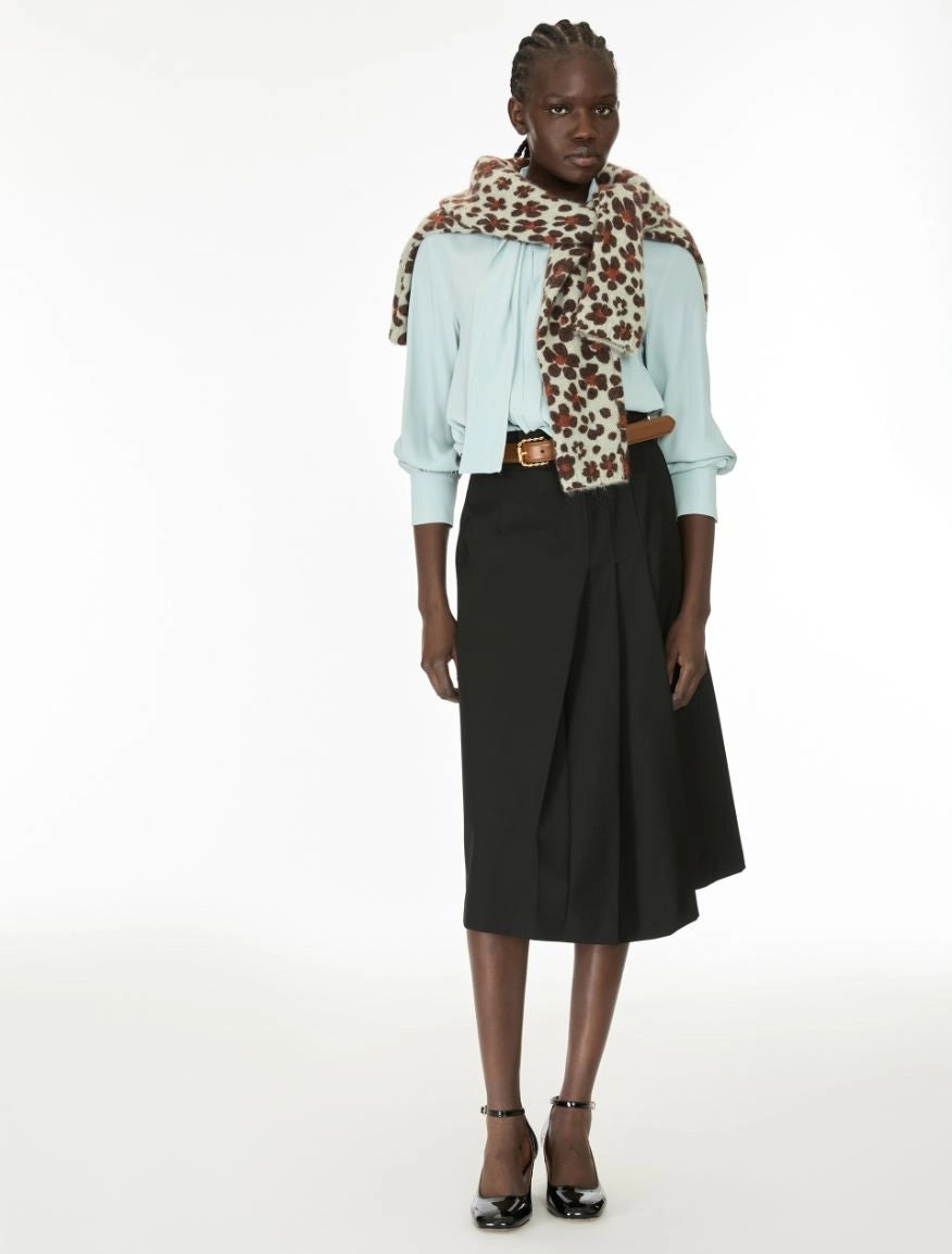 CAMICIA IN MISTO SETA<BR/>Verde Acqua IBLCLASSE 006 IBLUES 