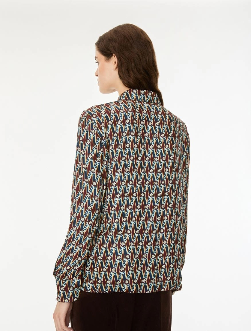 CAMICIA REVERSIBILE<BR/>Verde Acqua IBLICONICO 005 IBLUES 