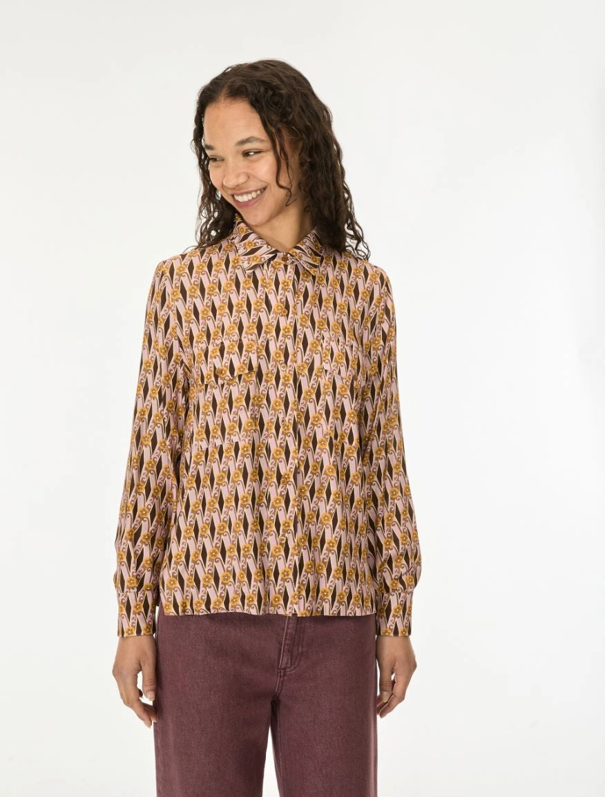 CAMICIA REVERSIBILE<BR/>Rosa Pastello IBLICONICO 006 IBLUES 