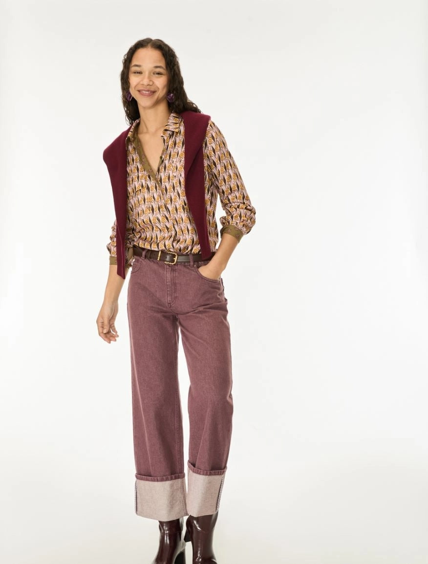 CAMICIA REVERSIBILE<BR/>Rosa Pastello IBLICONICO 006 IBLUES 