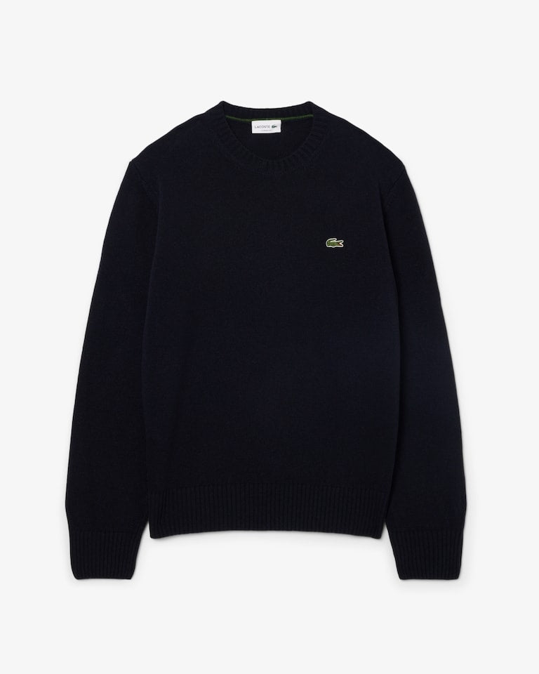 Maglione a girocollo in lana cardata AH2916 166 LACOSTE 