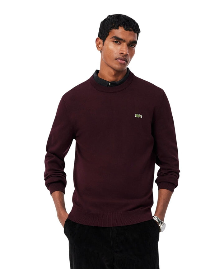 Pullover Lacoste Uomo in Cotone Organico AH3225 3KE LACOSTE 
