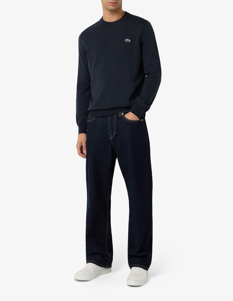 Pullover Lacoste Uomo in Cotone Organico<BR/> AH3225 EL6 LACOSTE 