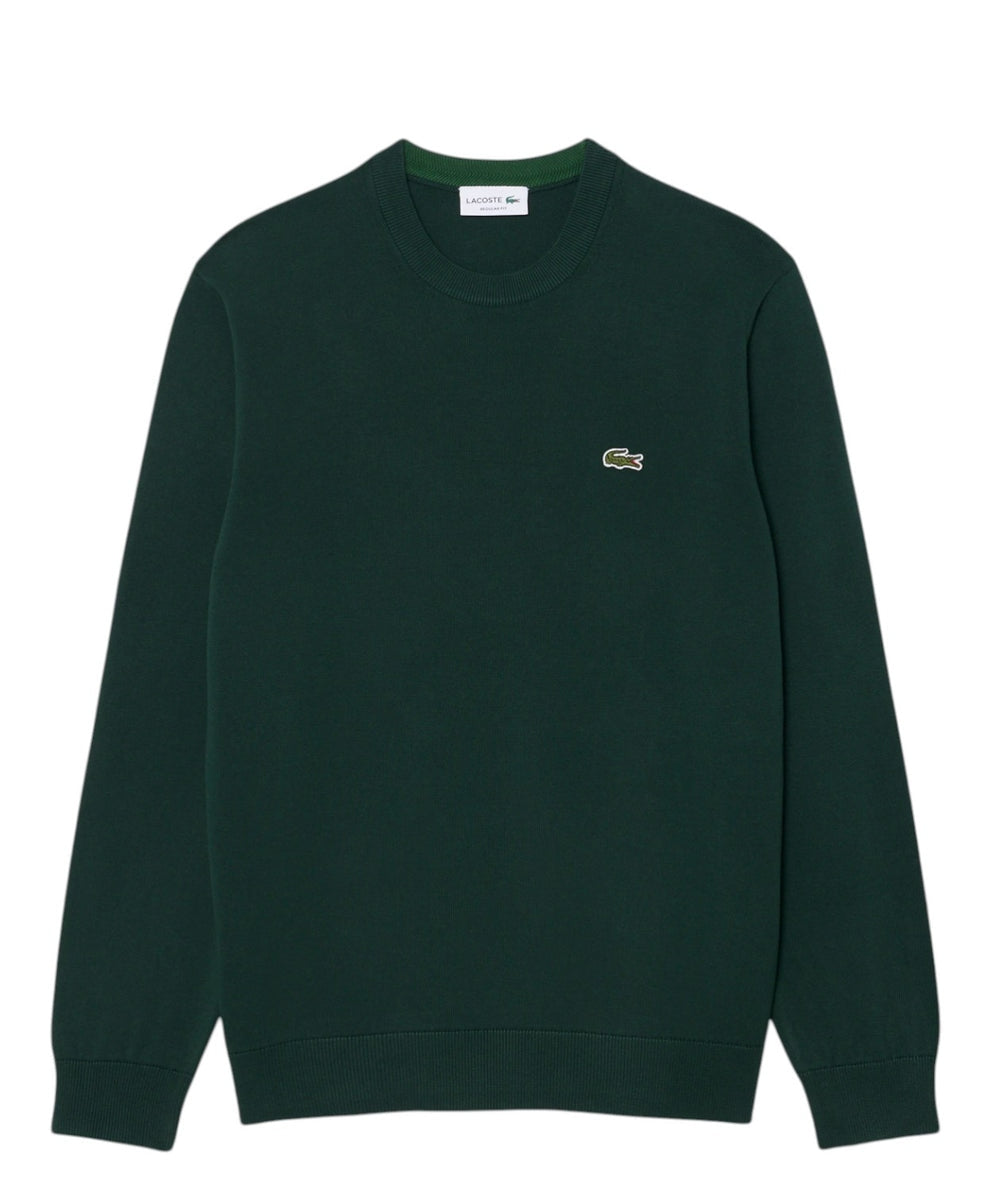 Pullover Lacoste Uomo in Cotone Organico Girocollo<BR/> AH3225 YZP LACOSTE 
