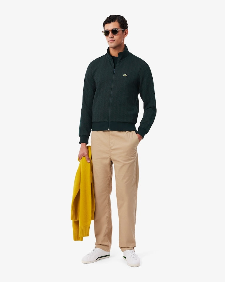 Giacca della tuta in jacquard con zip Paris<BR/><BR/> SH1368 SPU LACOSTE 