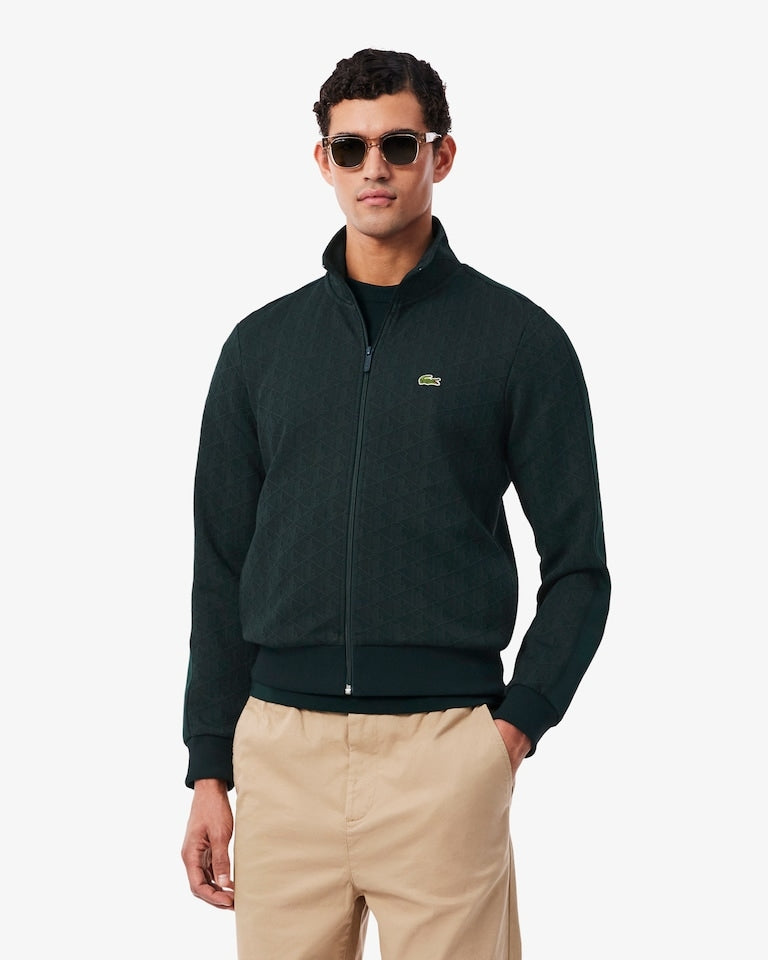 Giacca della tuta in jacquard con zip Paris<BR/><BR/> SH1368 SPU LACOSTE 