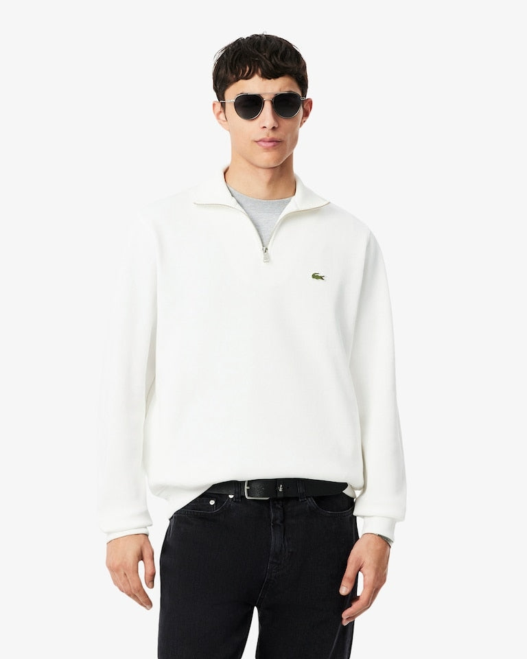 Felpa interlock a collo alto con zip<BR/><BR/> SH1927 70V LACOSTE 
