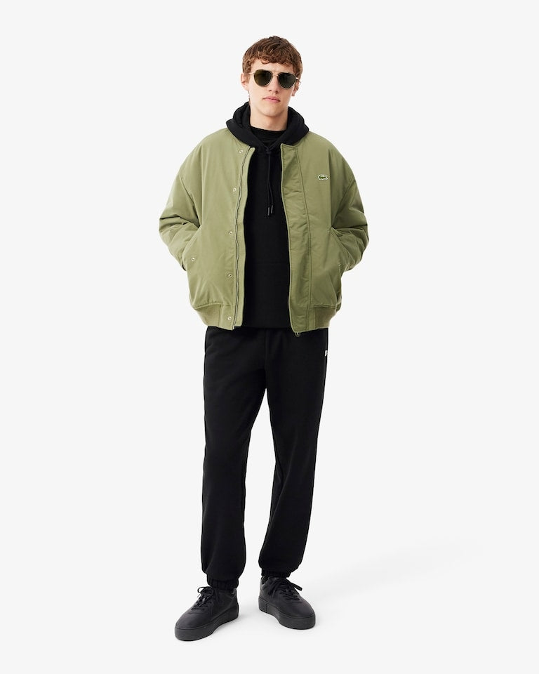 Felpa con cappuccio in tessuto felpato<BR/> SH8863 031 LACOSTE 