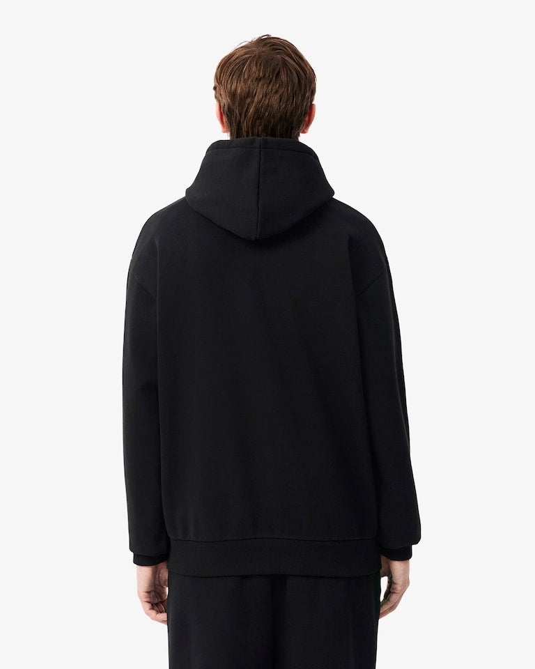 Felpa con cappuccio in tessuto felpato<BR/> SH8863 031 LACOSTE 