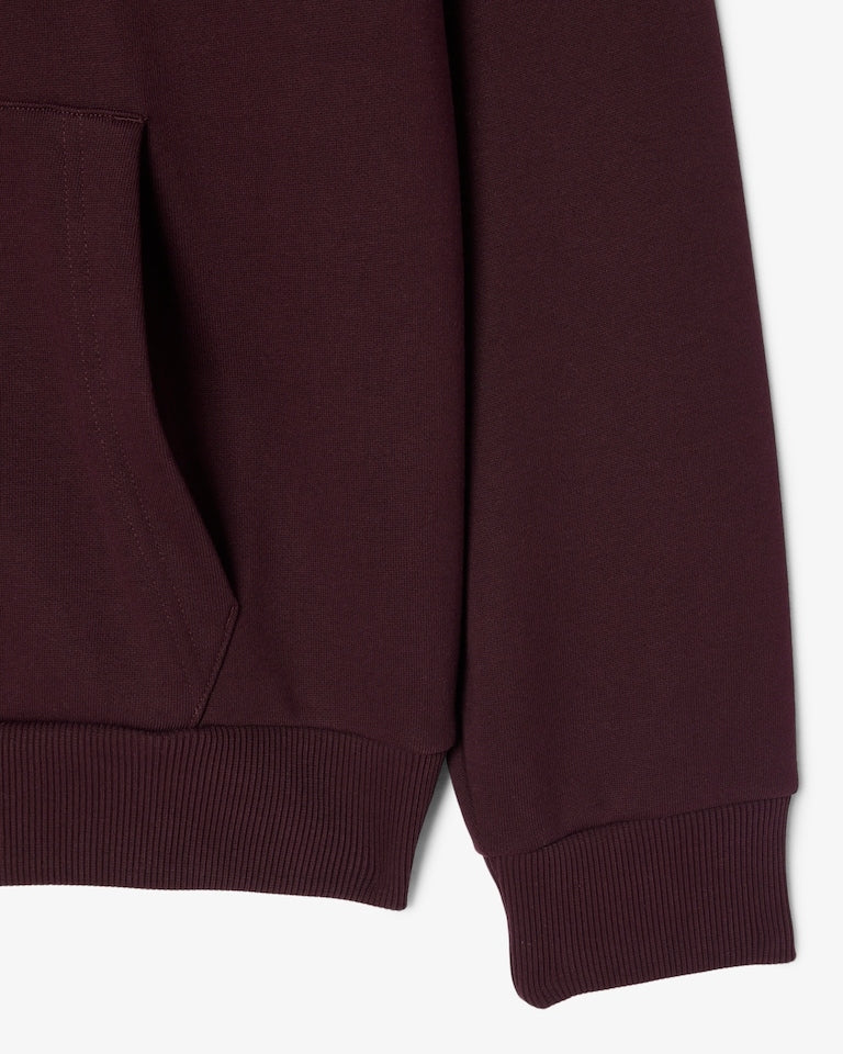 Felpa con cappuccio in tessuto felpato<BR/> SH8863 3KE LACOSTE 