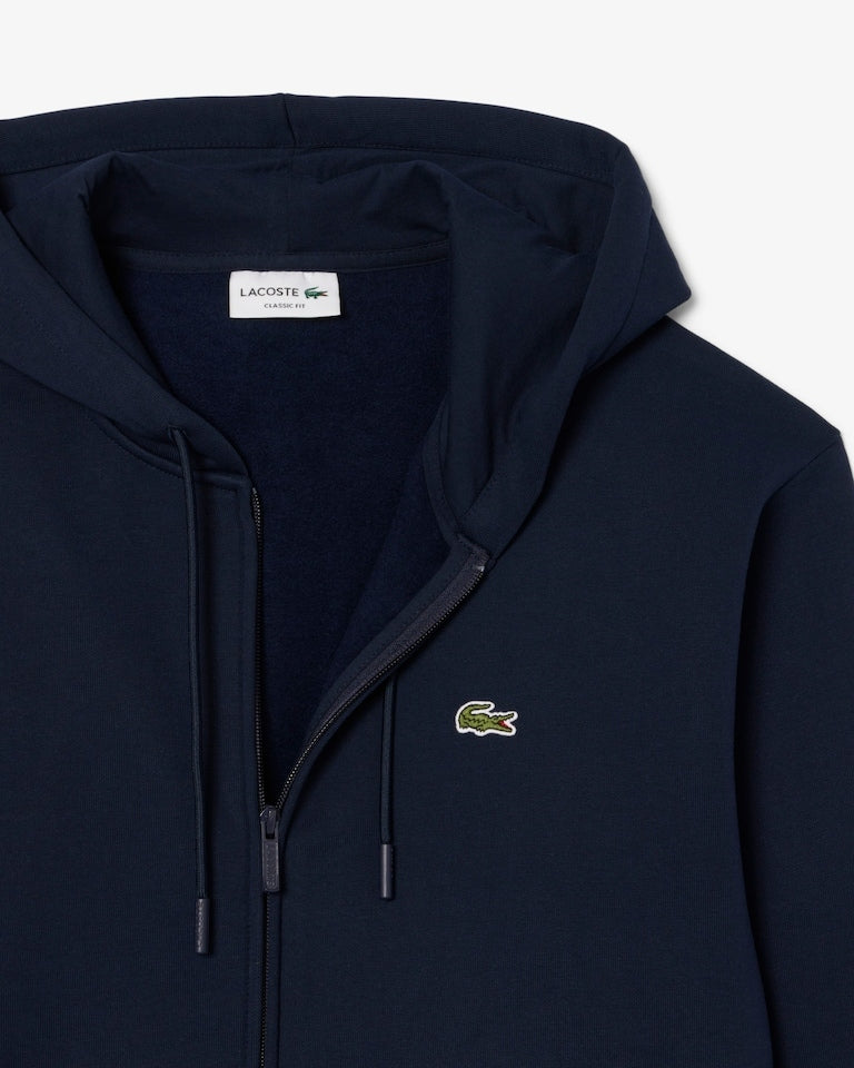 Felpa con cappuccio in tessuto felpato<BR/> SH8864 166 LACOSTE 
