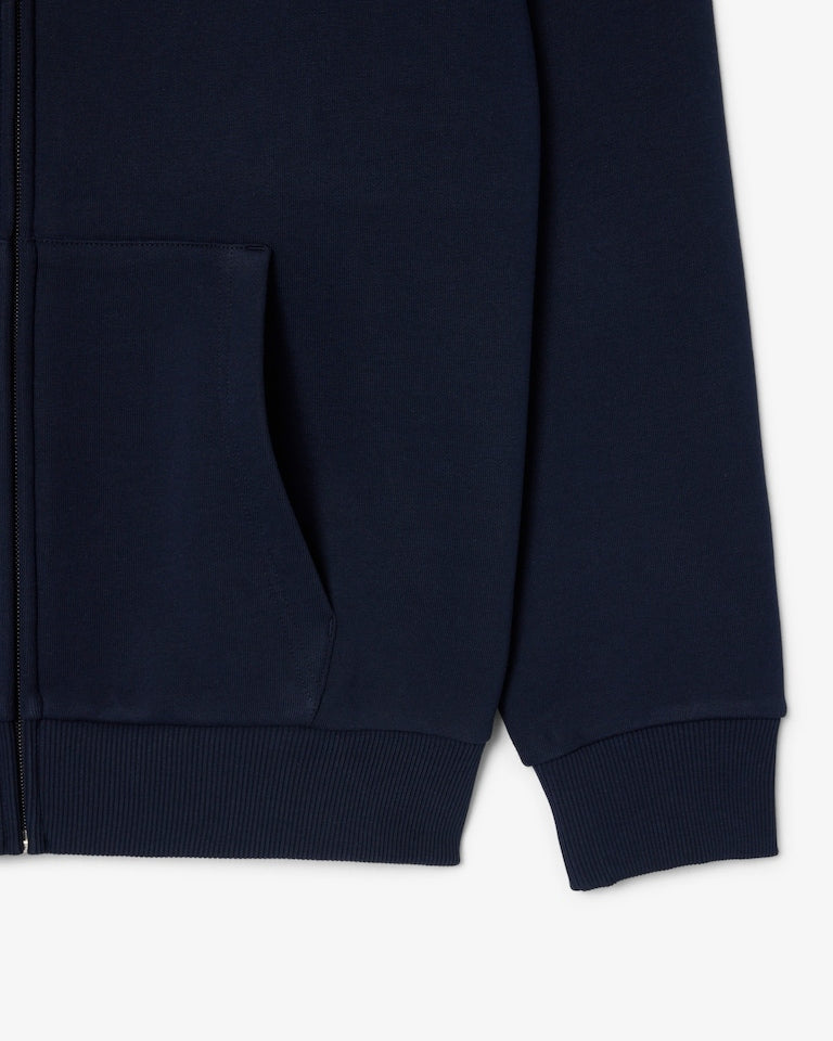 Felpa con cappuccio in tessuto felpato<BR/> SH8864 166 LACOSTE 