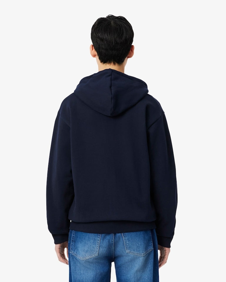 Felpa con cappuccio in tessuto felpato<BR/> SH8864 166 LACOSTE 