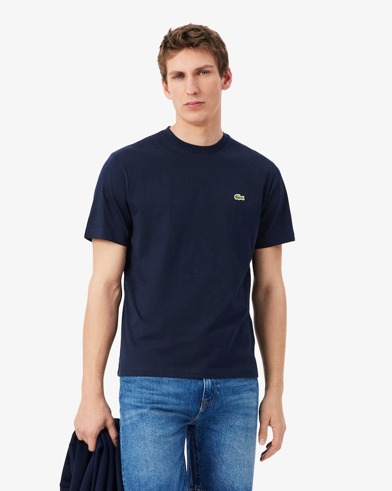 T-shirt in cotone<BR/><BR/> TH7318 166 LACOSTE 
