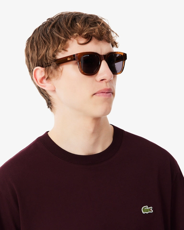 T-shirt in cotone<BR/><BR/> TH7318 3KE LACOSTE 