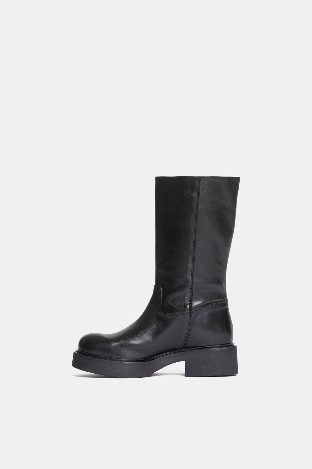Stivali biker in vitello NU2552 - nero<BR/> NU 2552 NERO METISSE 