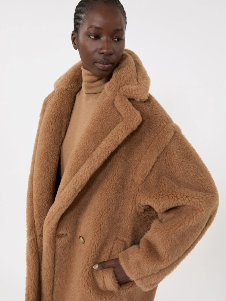 Teddy Bear Icon Coat corto - Cammello DRAMMA 001 MAX MARA 