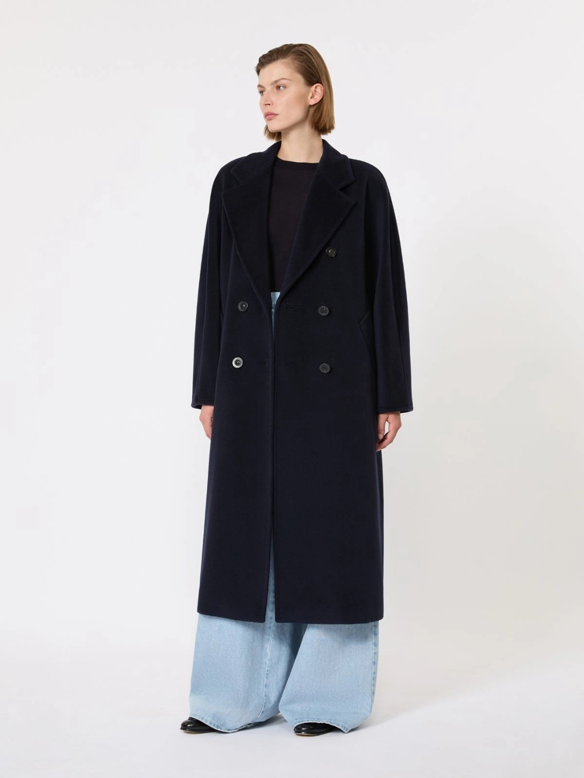 MAX MARA<BR/>101801 Icon Coat - Blu marino MADAME 005 MAX MARA 