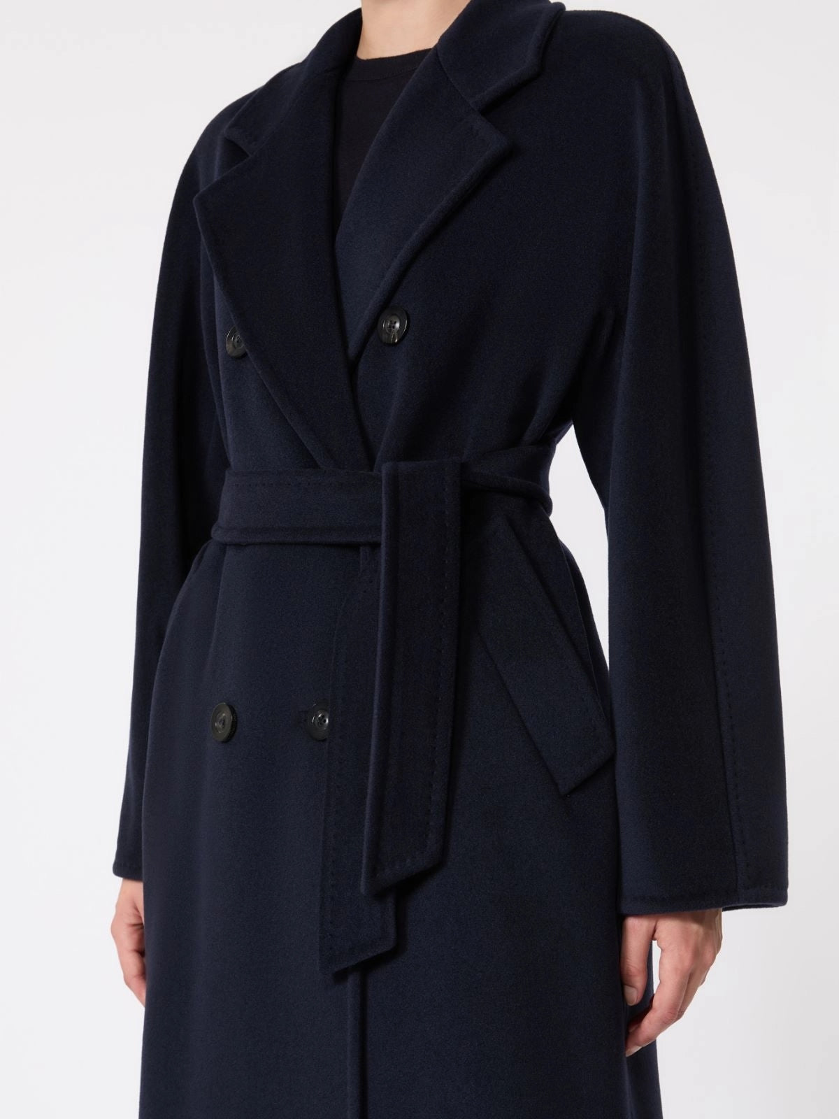 MAX MARA<BR/>101801 Icon Coat - Blu marino MADAME 005 MAX MARA 