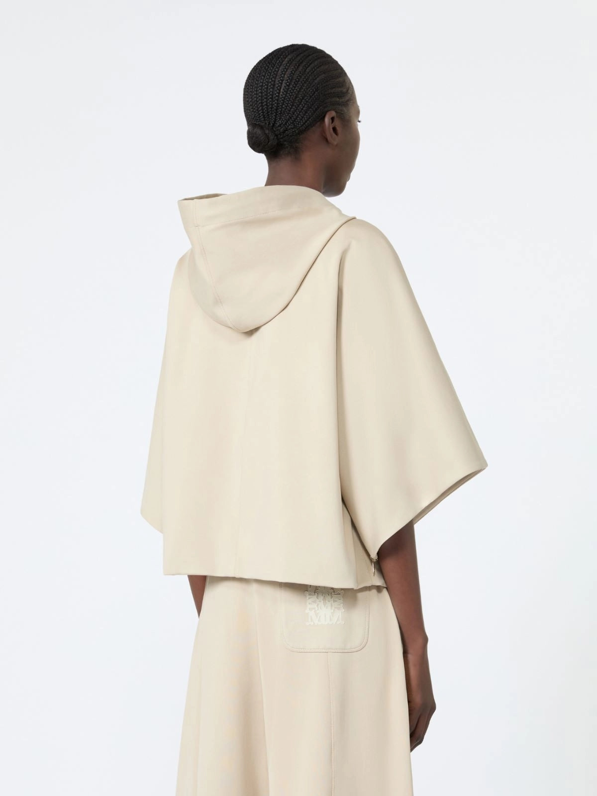 MAX MARA<BR/>Maglia boxy in jersey tecnico di cotone - Roccia MXMFIDATO 005 MAX MARA 