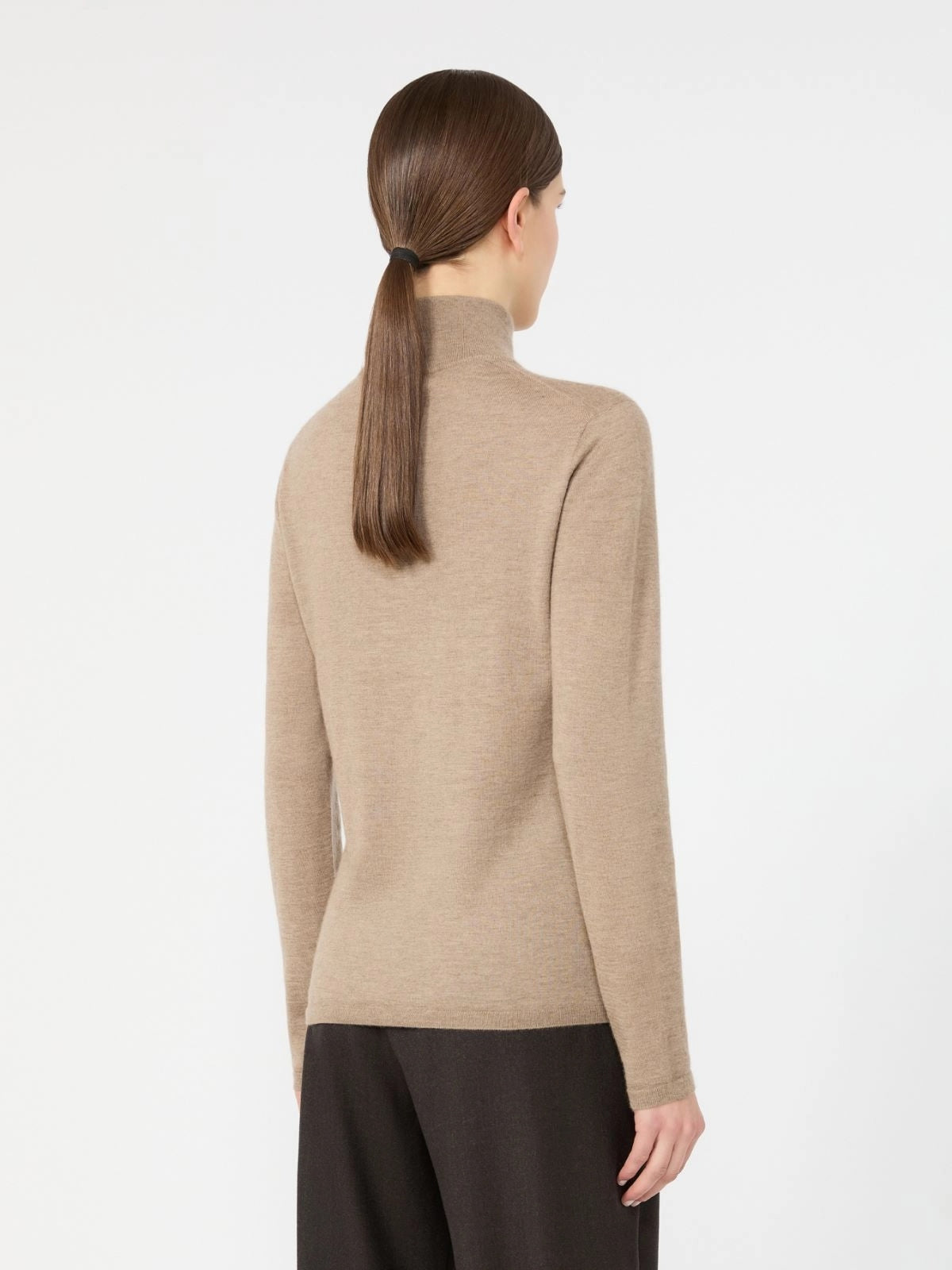 MAX MARA<BR/>Dolcevita in filato di cachemire - Sabbia MXMGATTO 002 MAX MARA 
