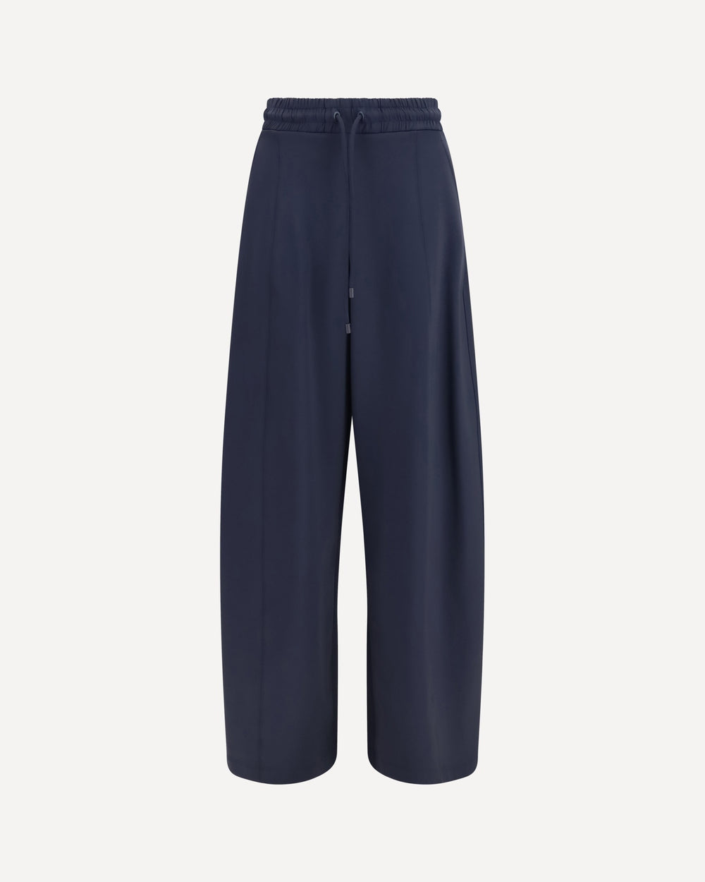 MAX MARA<BR/>Pantalone barrel leg in jersey tecnico di cotone - Blu MXMOLMO 003 MAX MARA 