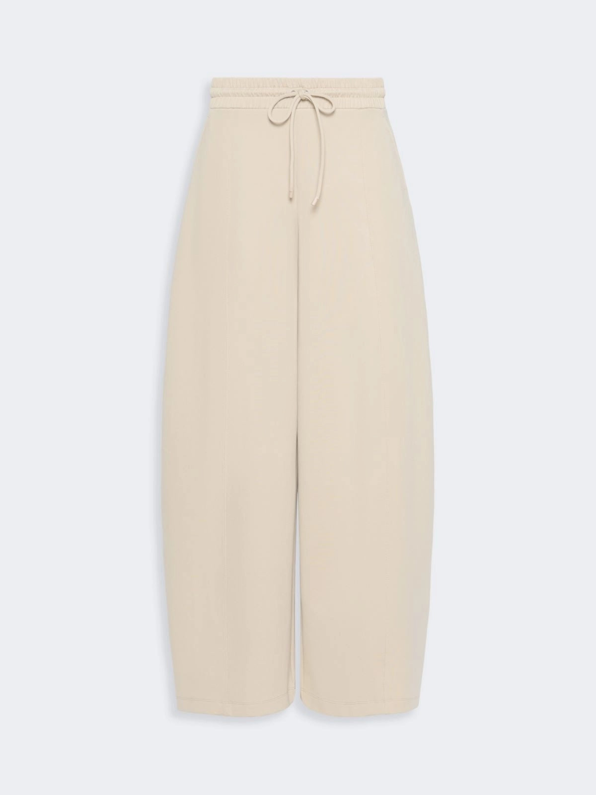 MAX MARA<BR/>Pantalone barrel leg in jersey tecnico di cotone - Roccia MXMOLMO 005 MAX MARA 