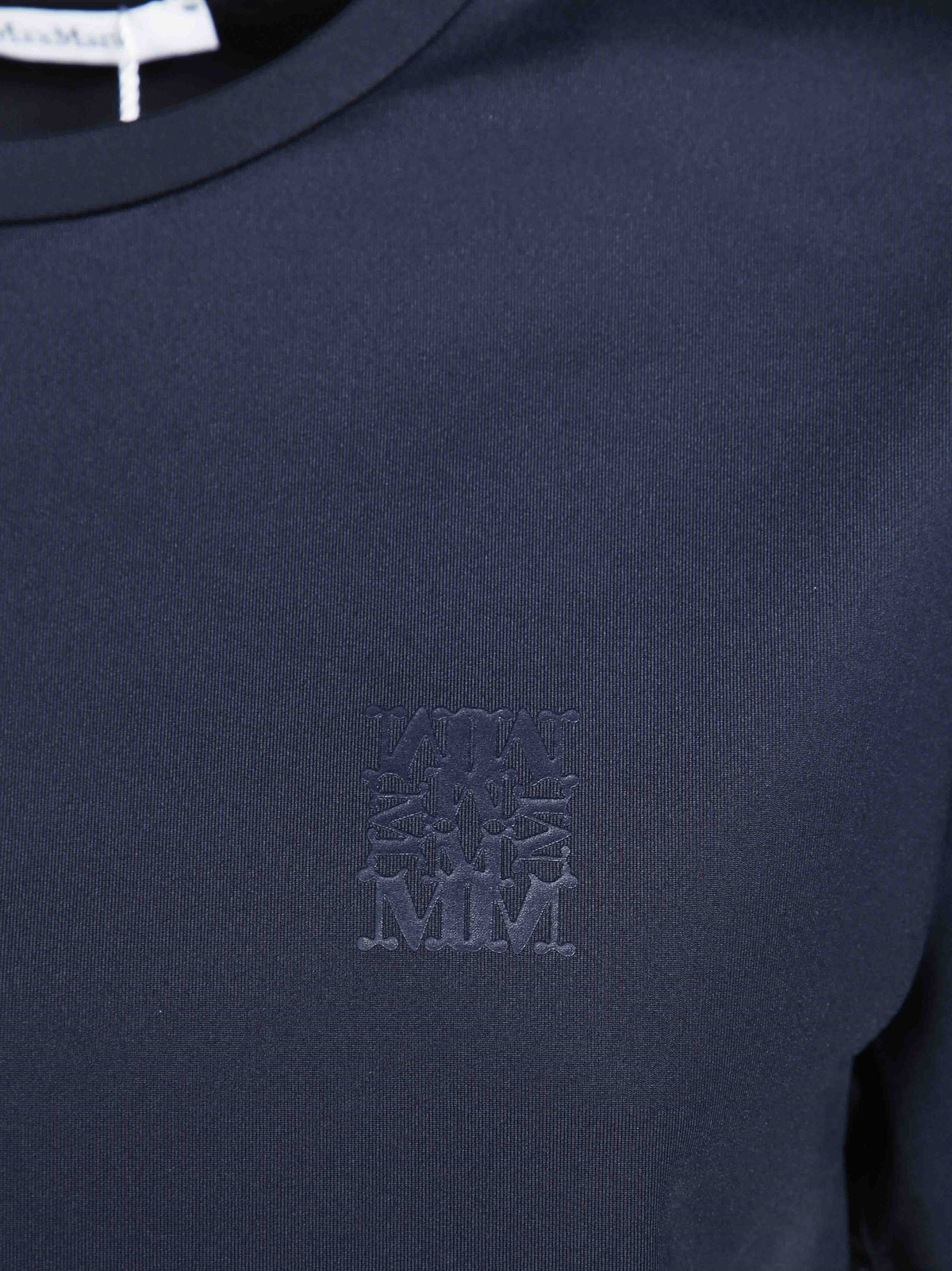 MAX MARA<BR/>T-shirt boxy in jersey di cotone - Blu MXMQUAGGA 003 MAX MARA 