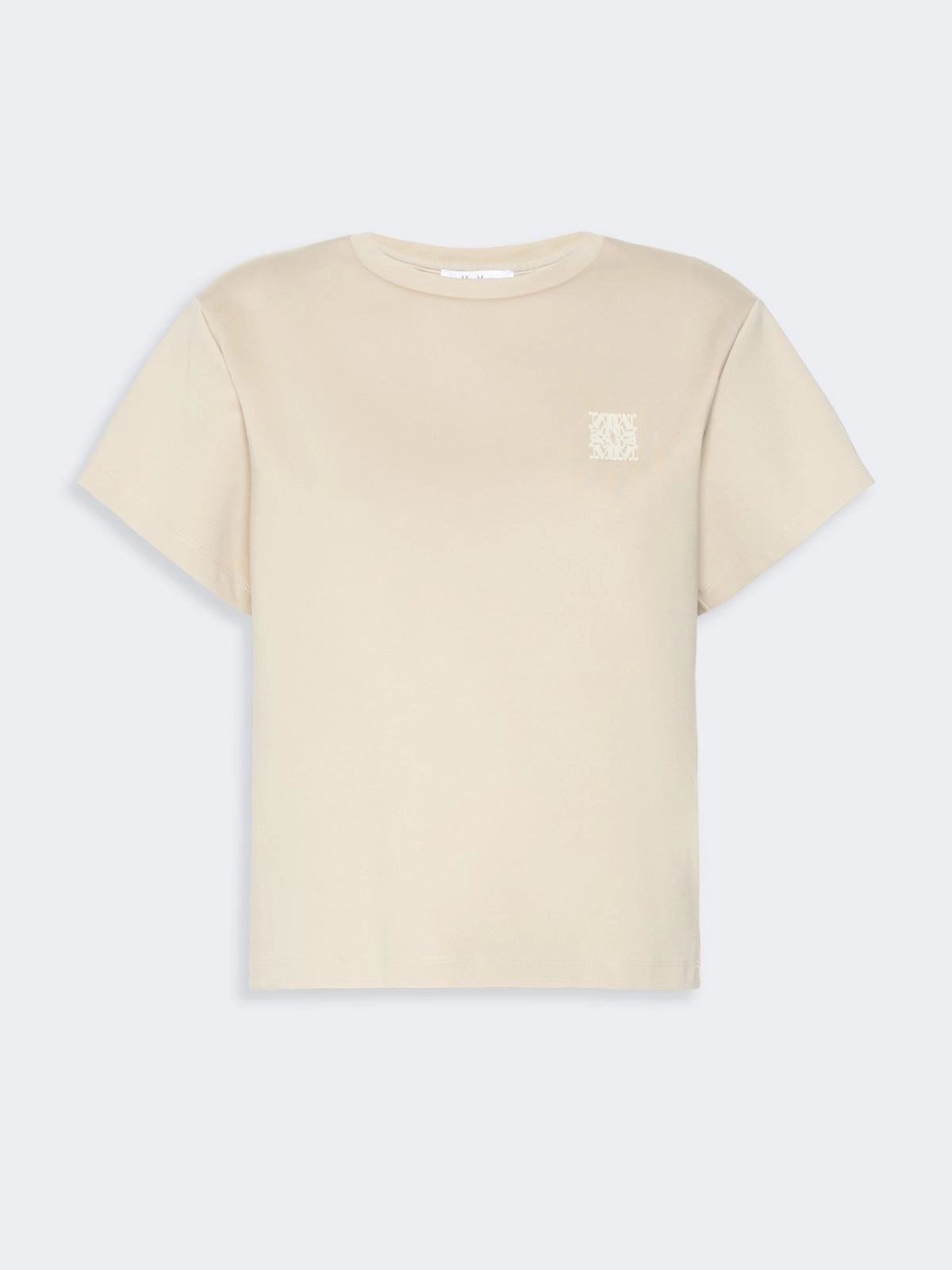 MAX MARA<BR/>T-shirt boxy in jersey di cotone - Roccia MXMQUAGGA 005 MAX MARA 