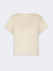 MAX MARA Camiseta boxy de jersey de algodón - Piedra