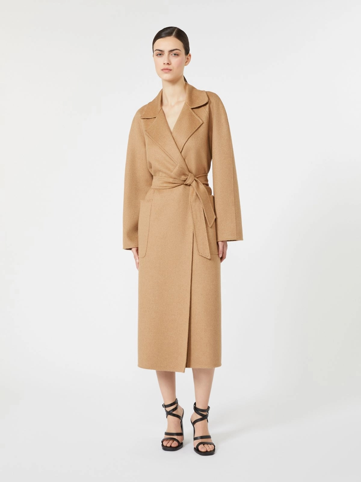 MAX MARA<BR/>Ready Icon Coat in cammello - Cammello MXMREADY 001 MAX MARA 