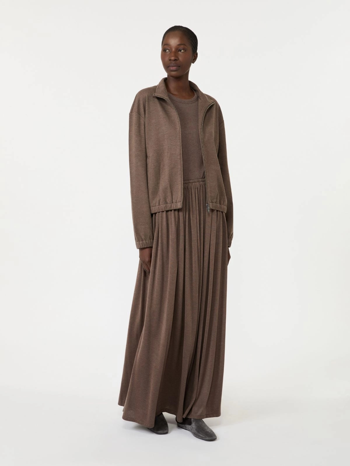 Maglia in jersey a maniche lunghe MXMSALMONE 004 MAX MARA 