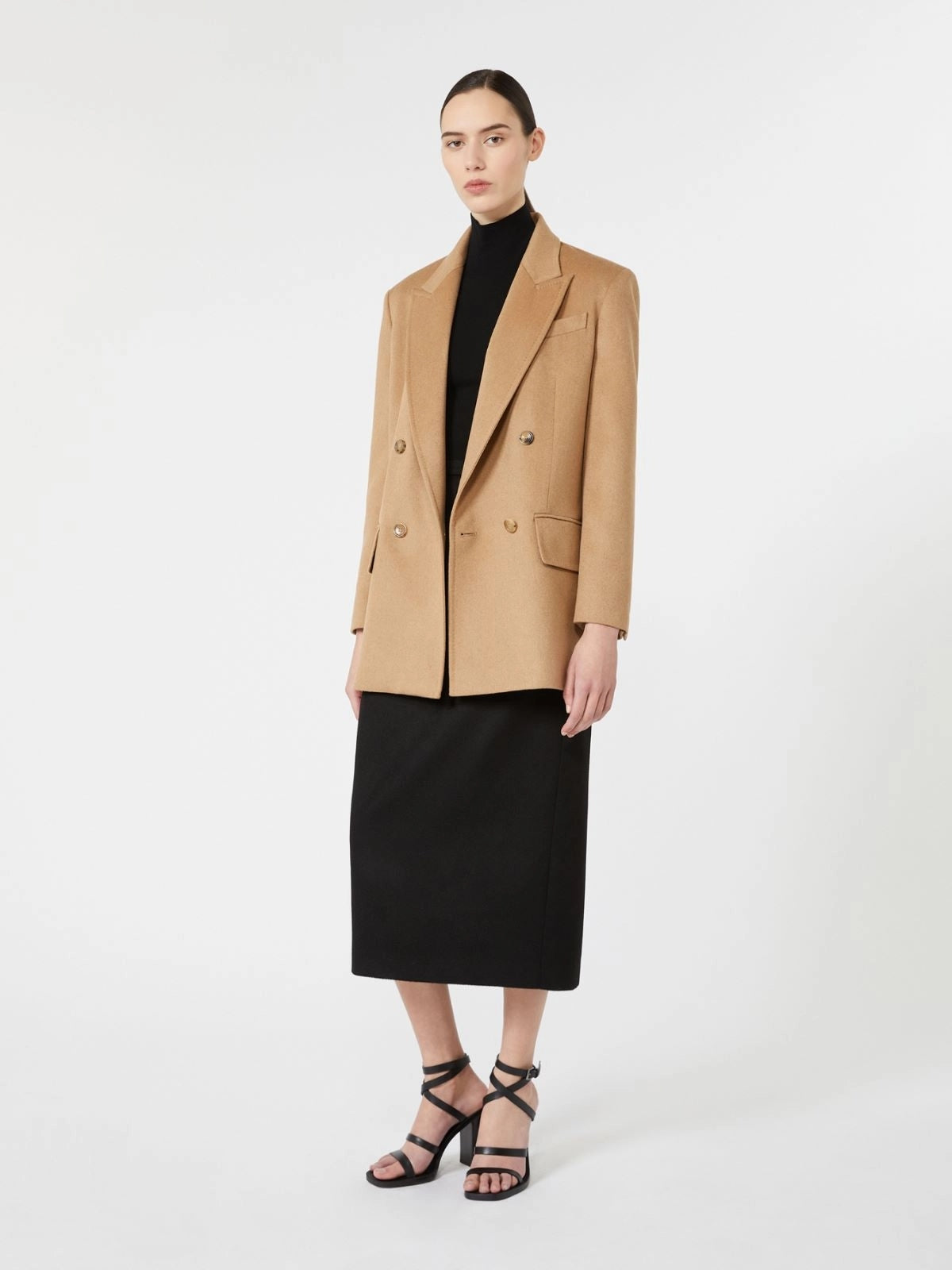 Olimpia Jacket in cammello zibellinato OLIMPIA 001 MAX MARA 