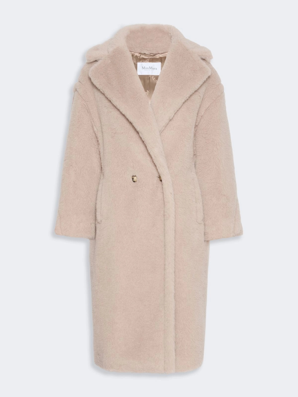 MAX MARA<BR/>Teddy Bear Icon Coat in alpaca e lana - Sabbia TEDGIRL 002 MAX MARA 