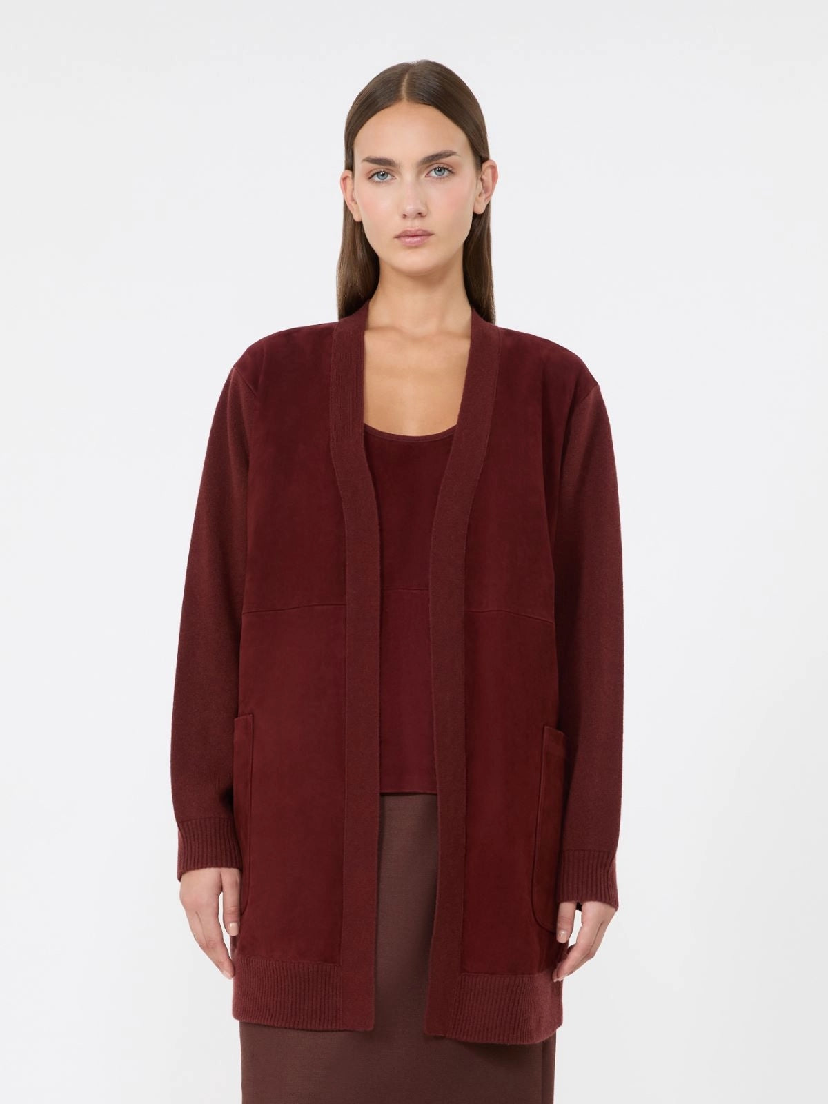 Cardigan in lana e cachemire MXSOLIVETO 006 MAX MARA SFILATA 