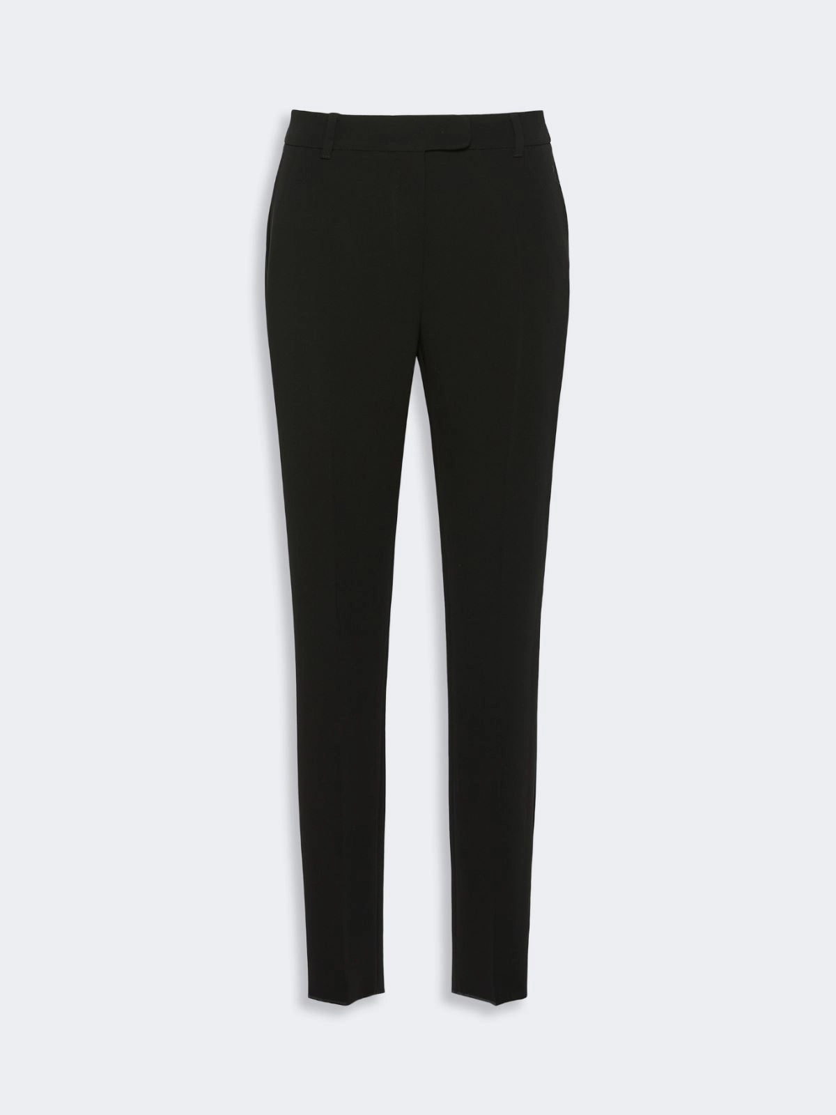 STUDIO<BR/>Pantalone dritto in cady - Nero JERTA 001 MAX MARA STUDIO 