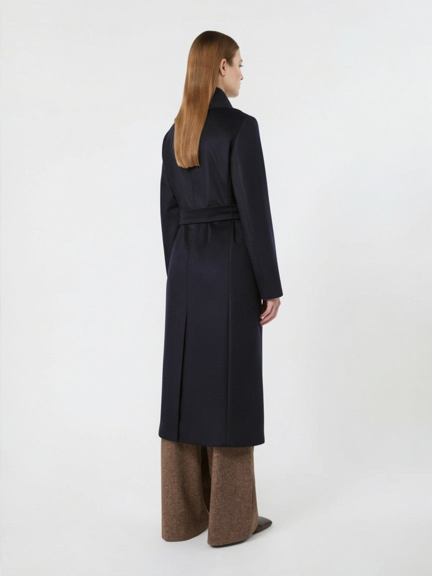 STUDIO<BR/>Cappotto lungo a vestaglia in cachemire- nero MSTARDEA 010 MAX MARA STUDIO 