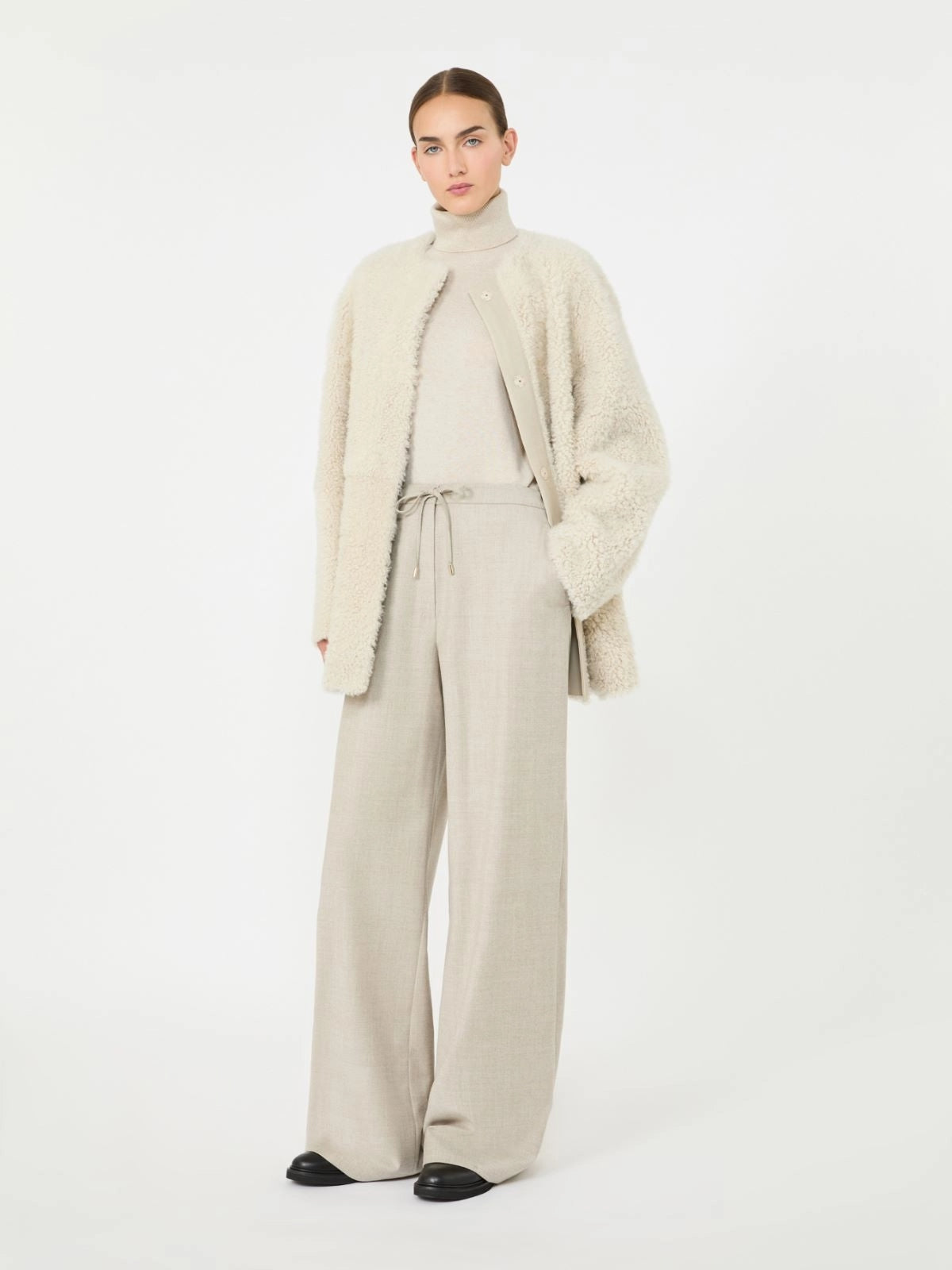 Dolcevita in lana e cachemire - Beige MSTEDUCATA 002 MAX MARA STUDIO 