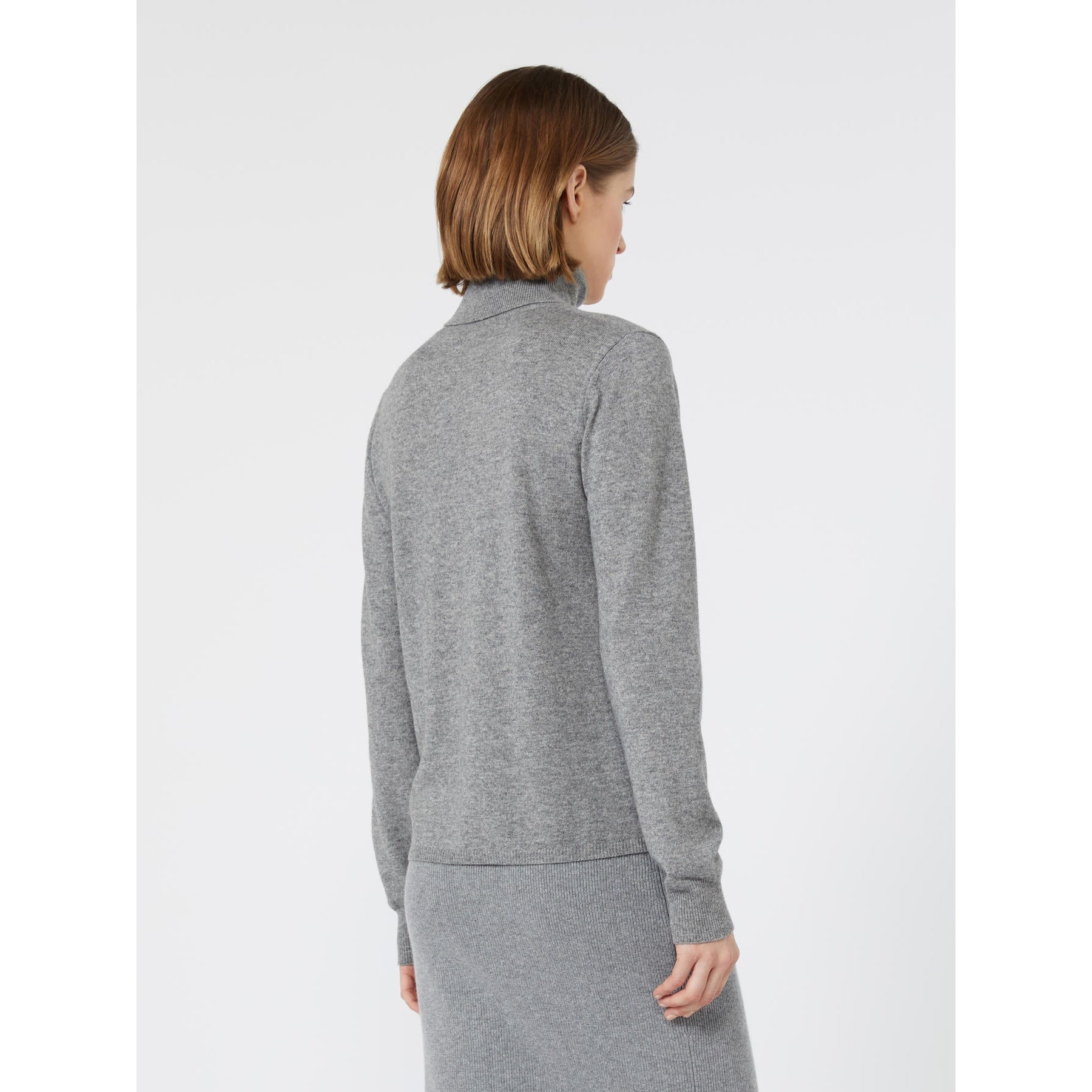 STUDIO<BR/>Dolcevita in lana e cachemire - Grigio MSTEDUCATA 009 MAX MARA STUDIO 