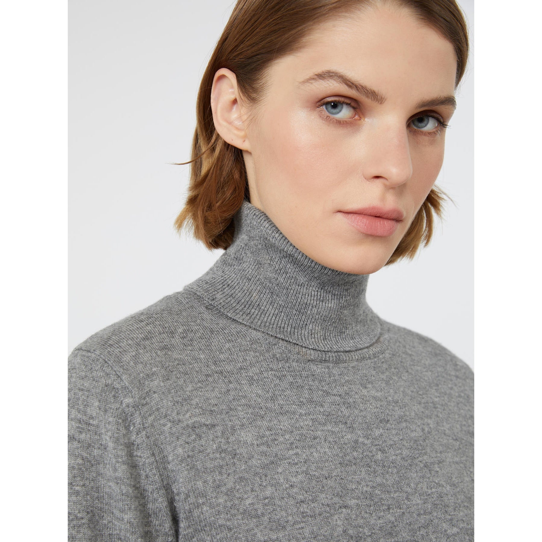 STUDIO<BR/>Dolcevita in lana e cachemire - Grigio MSTEDUCATA 009 MAX MARA STUDIO 