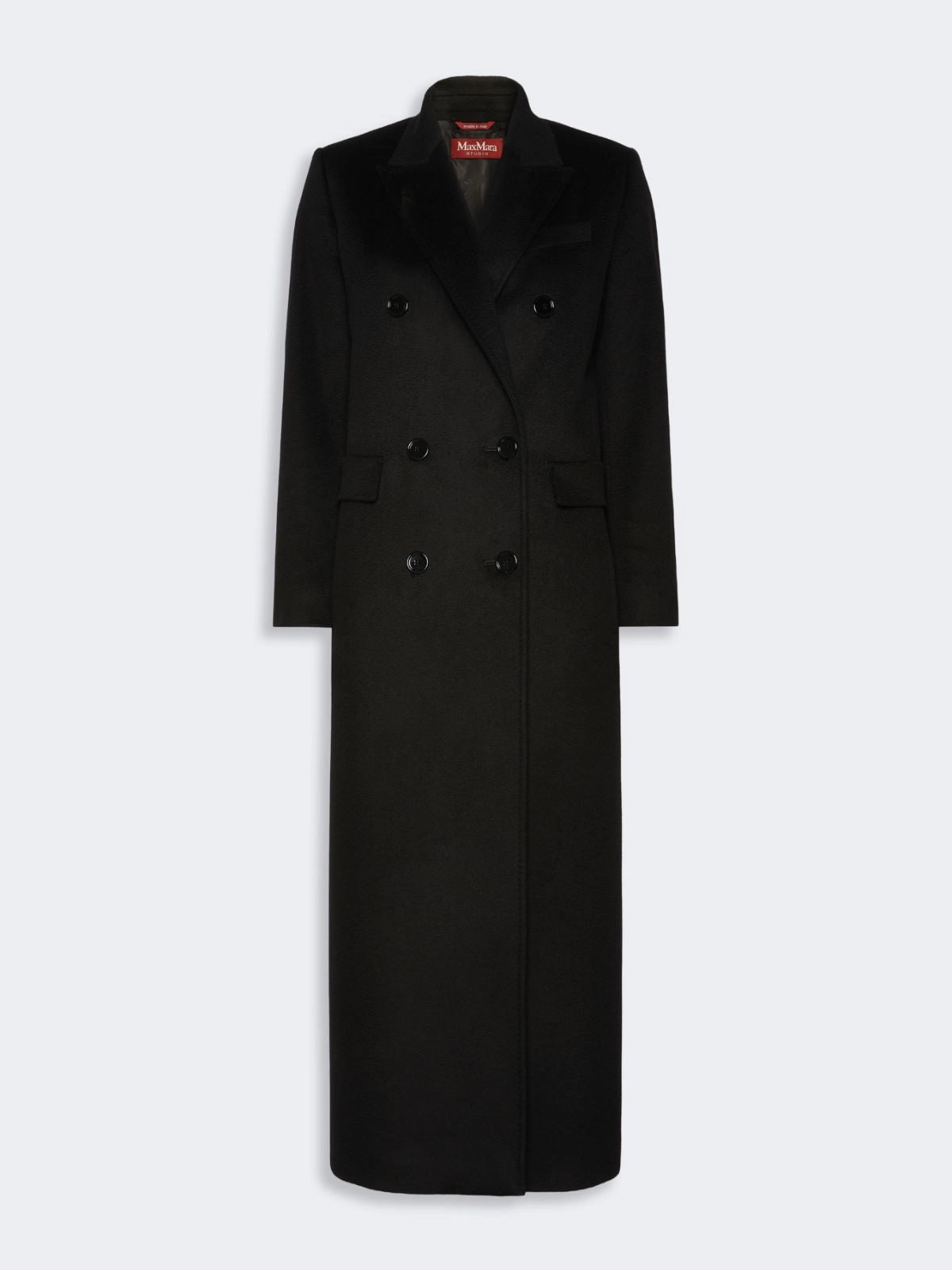 STUDIO<BR/>Cappotto doppiopetto in lana - Nero MSTEFFIGE 013 MAX MARA STUDIO 