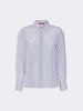 STUDIOCamicia in seta stampata - Azzurro