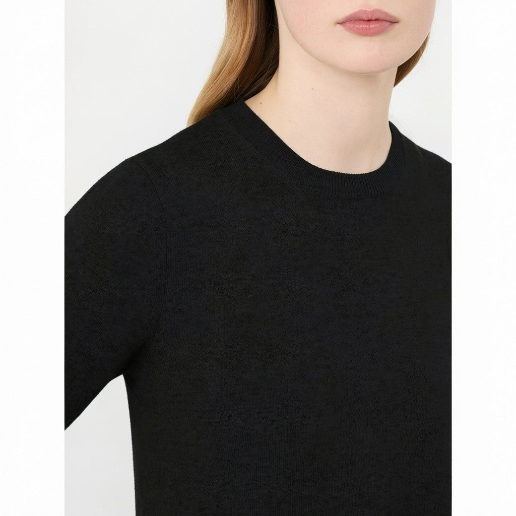 STUDIO<BR/>Maglia paricollo rasata in lana cachemire MSTFOLK 010 MAX MARA STUDIO 