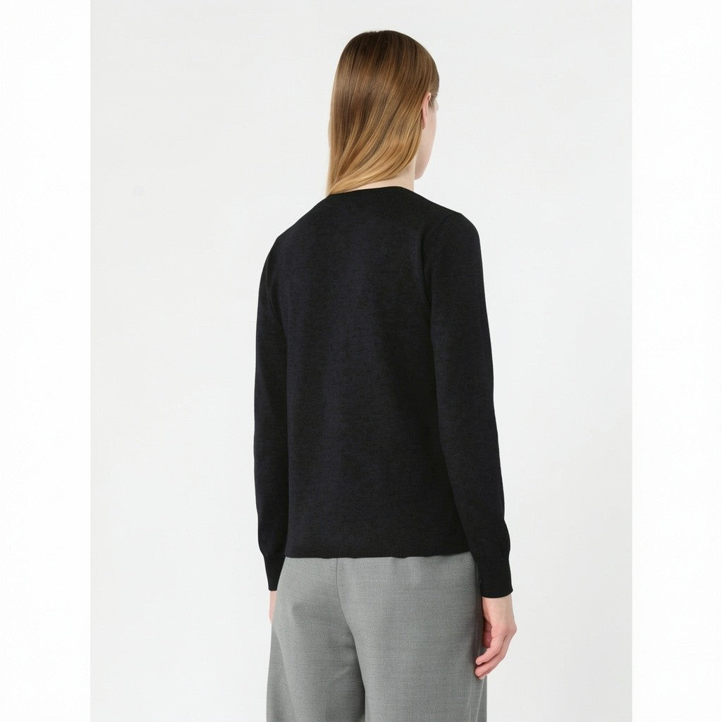 STUDIO<BR/>Maglia paricollo rasata in lana cachemire MSTFOLK 010 MAX MARA STUDIO 