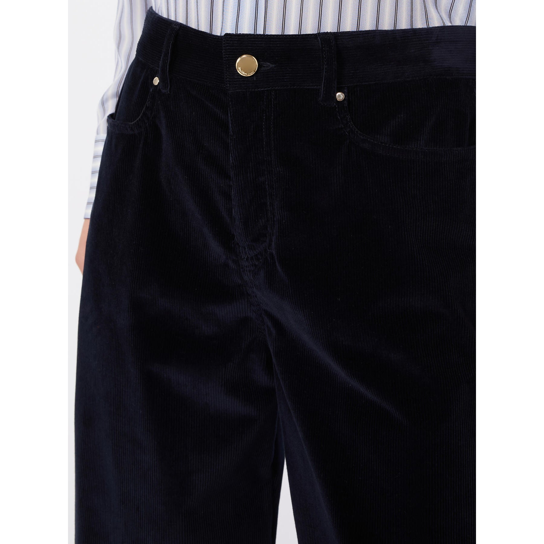 STUDIO <BR/>Pantalone in velluto di cotone a coste<BR/> MSTFRAGOLA 004 MAX MARA STUDIO 
