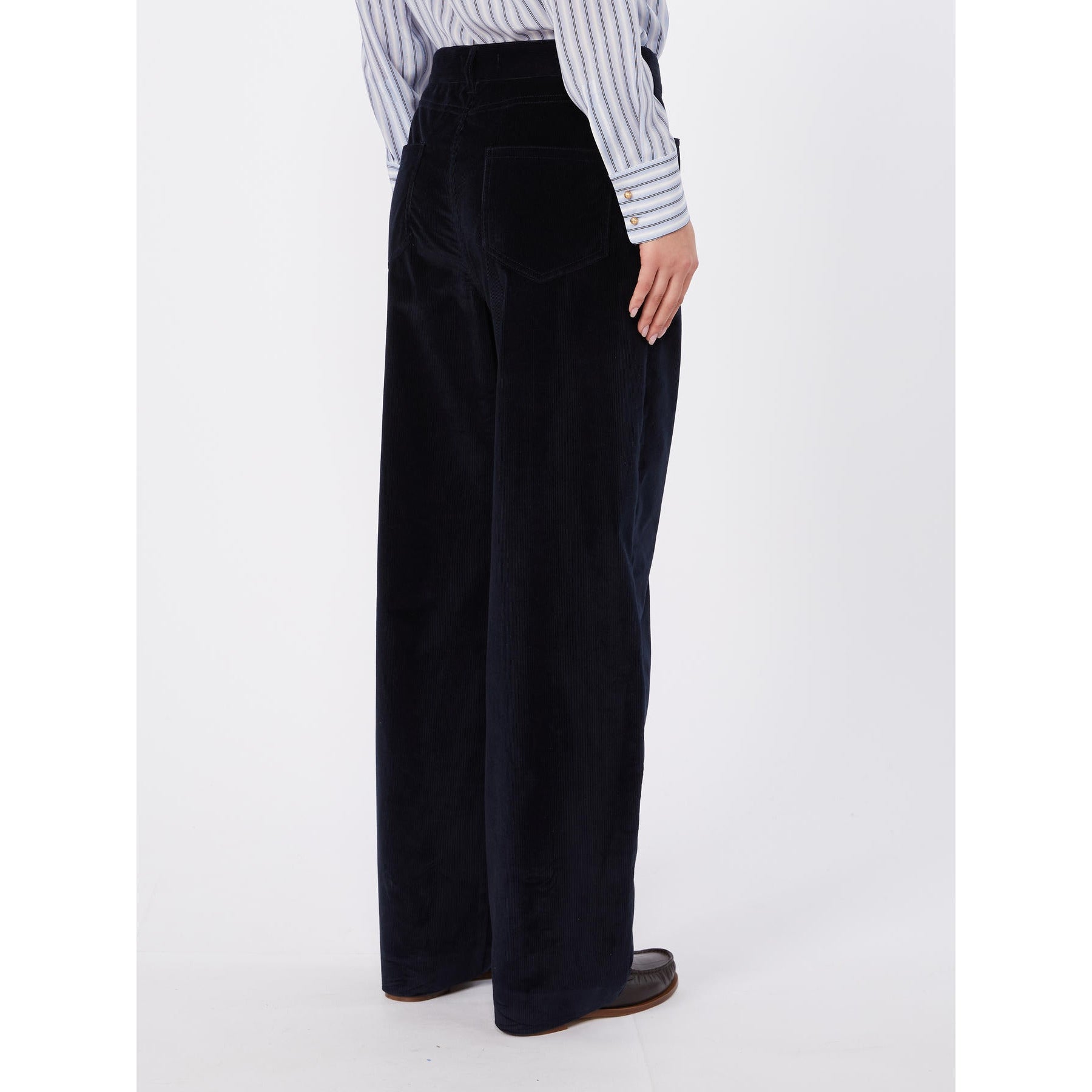 STUDIO <BR/>Pantalone in velluto di cotone a coste<BR/> MSTFRAGOLA 004 MAX MARA STUDIO 