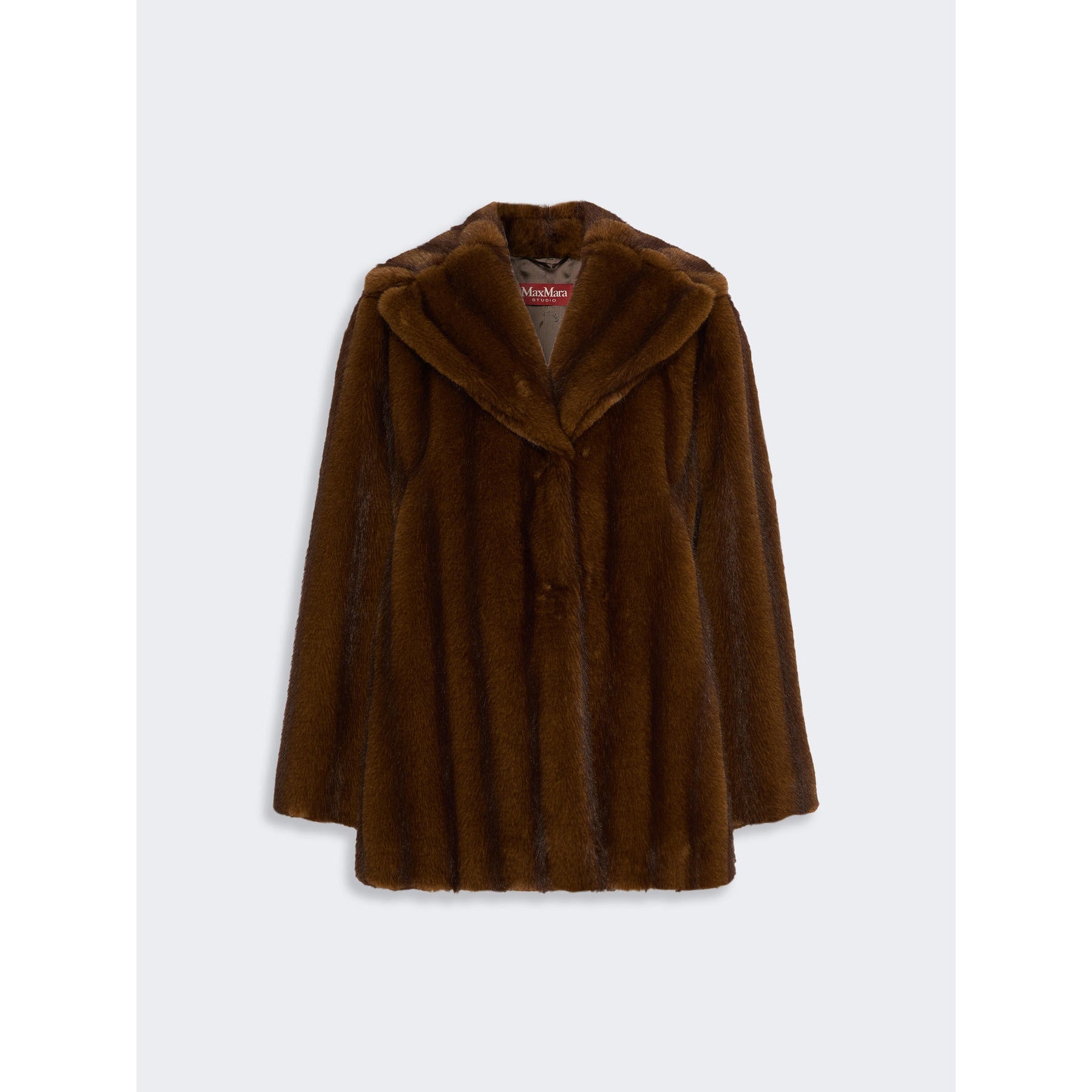 STUDIO<BR/>Cappotto dalla texture soffice - Visone MSTNEO 001 MAX MARA STUDIO 